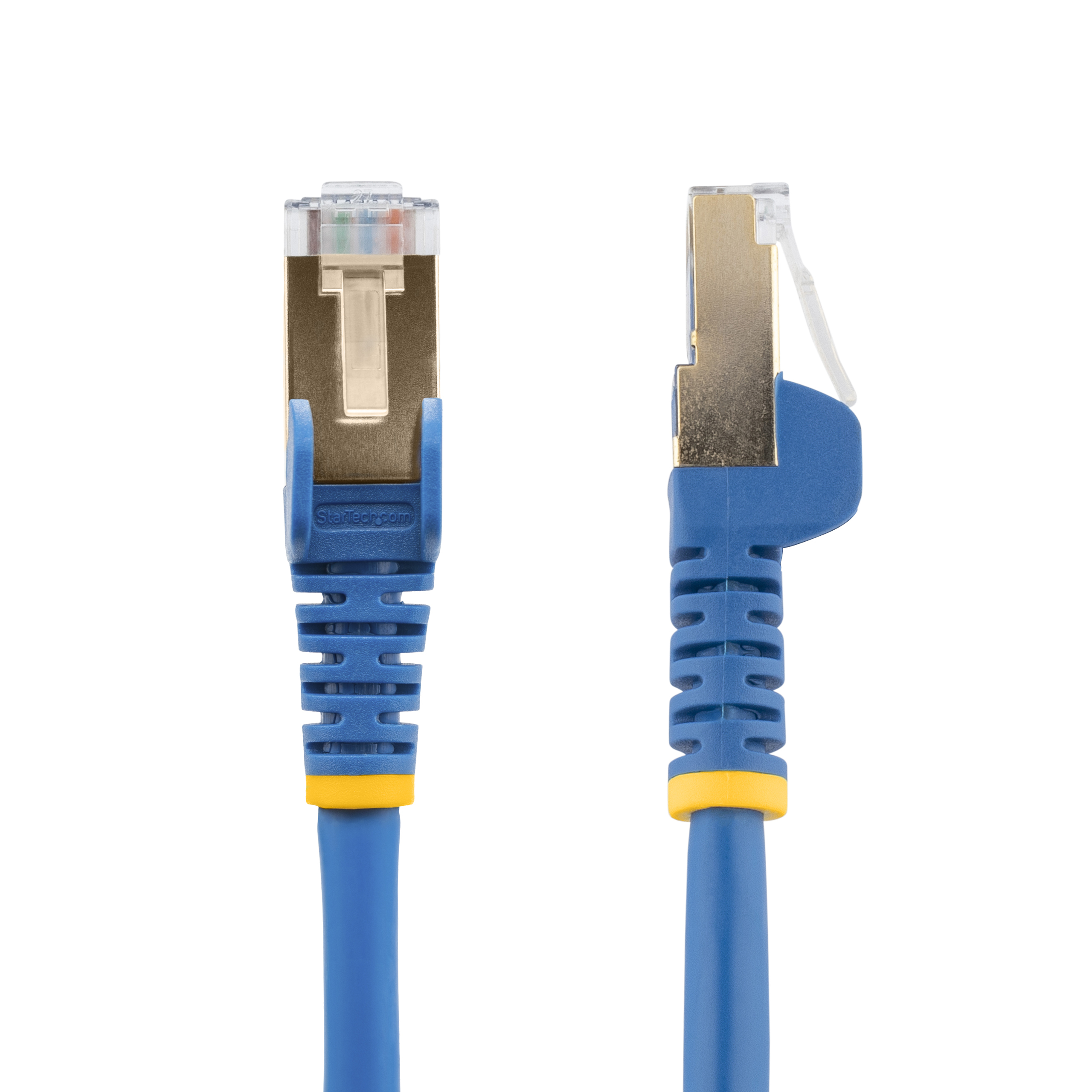 StarTech.com Cat6a-Ethernet-Kabel, 5 m, Cat6a, S/UTP (STP), RJ-45, RJ-45, Blau