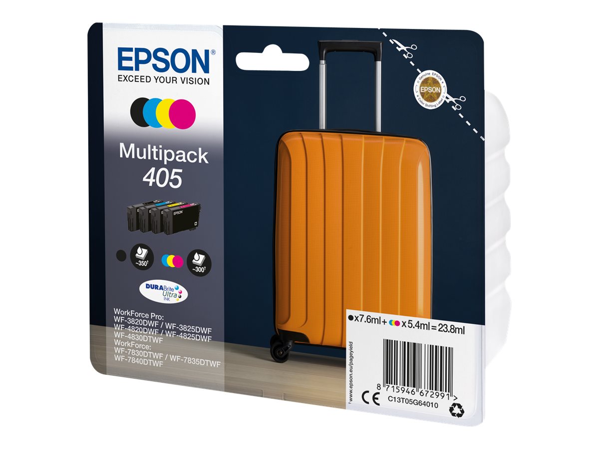 Epson 405 Multipack - 4er-Pack - Schwarz, Gelb