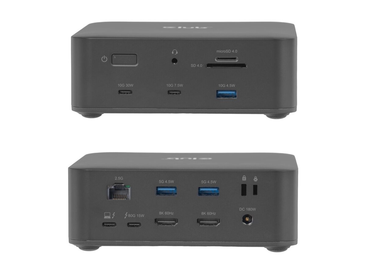 Club 3D Dockingstation 13-1 Thunderbolt 5 - M.2 SSD 2x HDMI, Ansicht 4