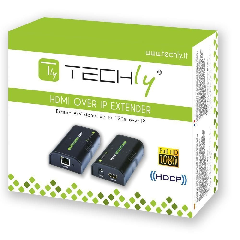 Techly Amplifier / Splitter HDMI Over IP Network, Ansicht 2