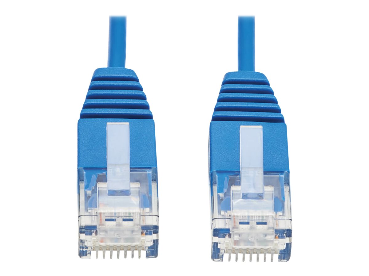 Tripp Cat6 Gigabit Ethernet Cable Molded Ultra-Slim RJ45 M/M Blue 1ft - Netzwerkkabel - RJ-45 (M), Ansicht 3
