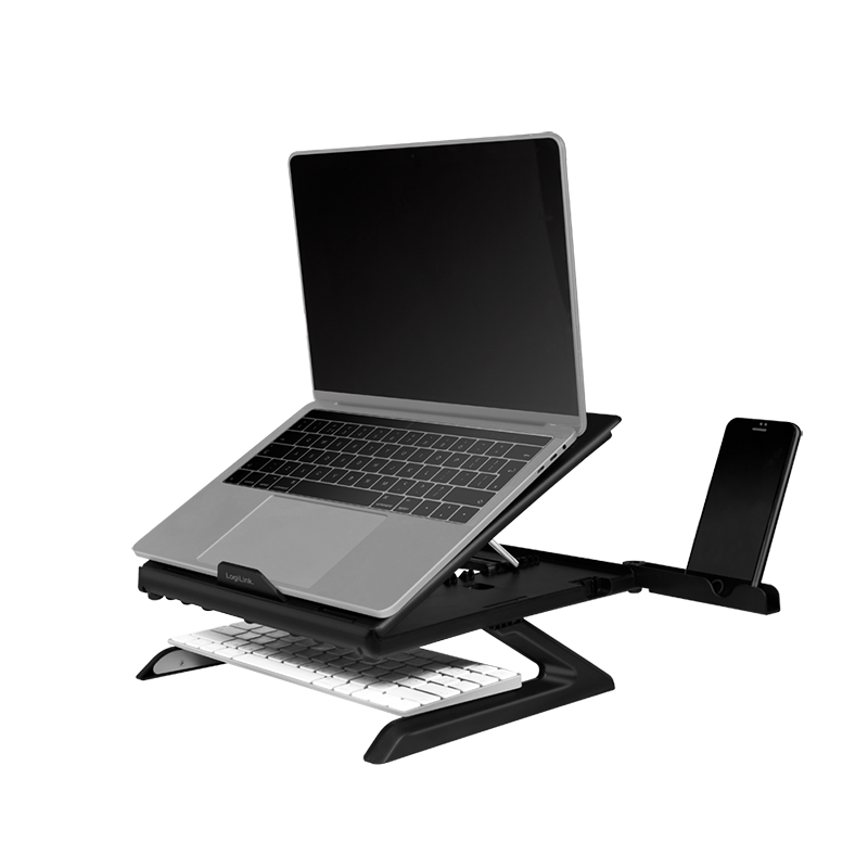 LogiLink Notebook-Ständer - mit Smartphone-Ständer, Ansicht 2