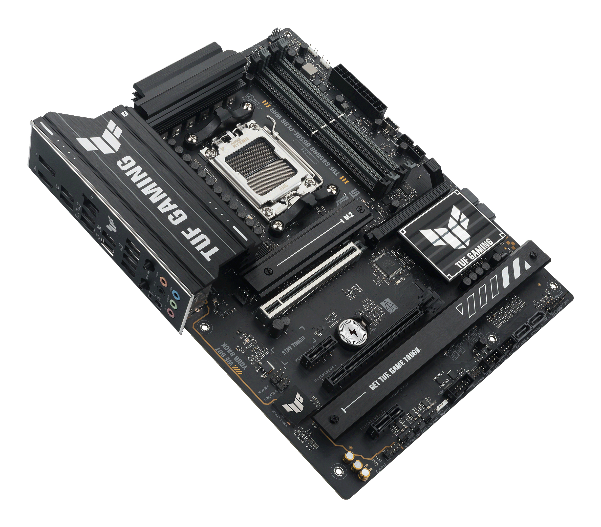 ASUS TUF GAMING B650E-PLUS WIFI - Motherboard - ATX - Socket AM5 - AMD B650 Chipsatz - Wi-Fi 6E, Bluetooth, 2.5 GB LAN, Ansicht 4