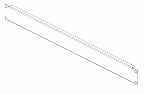 Conteg Blindabdeckung - RAL 9005 - 5U - 48.3 cm (19), Ansicht 2