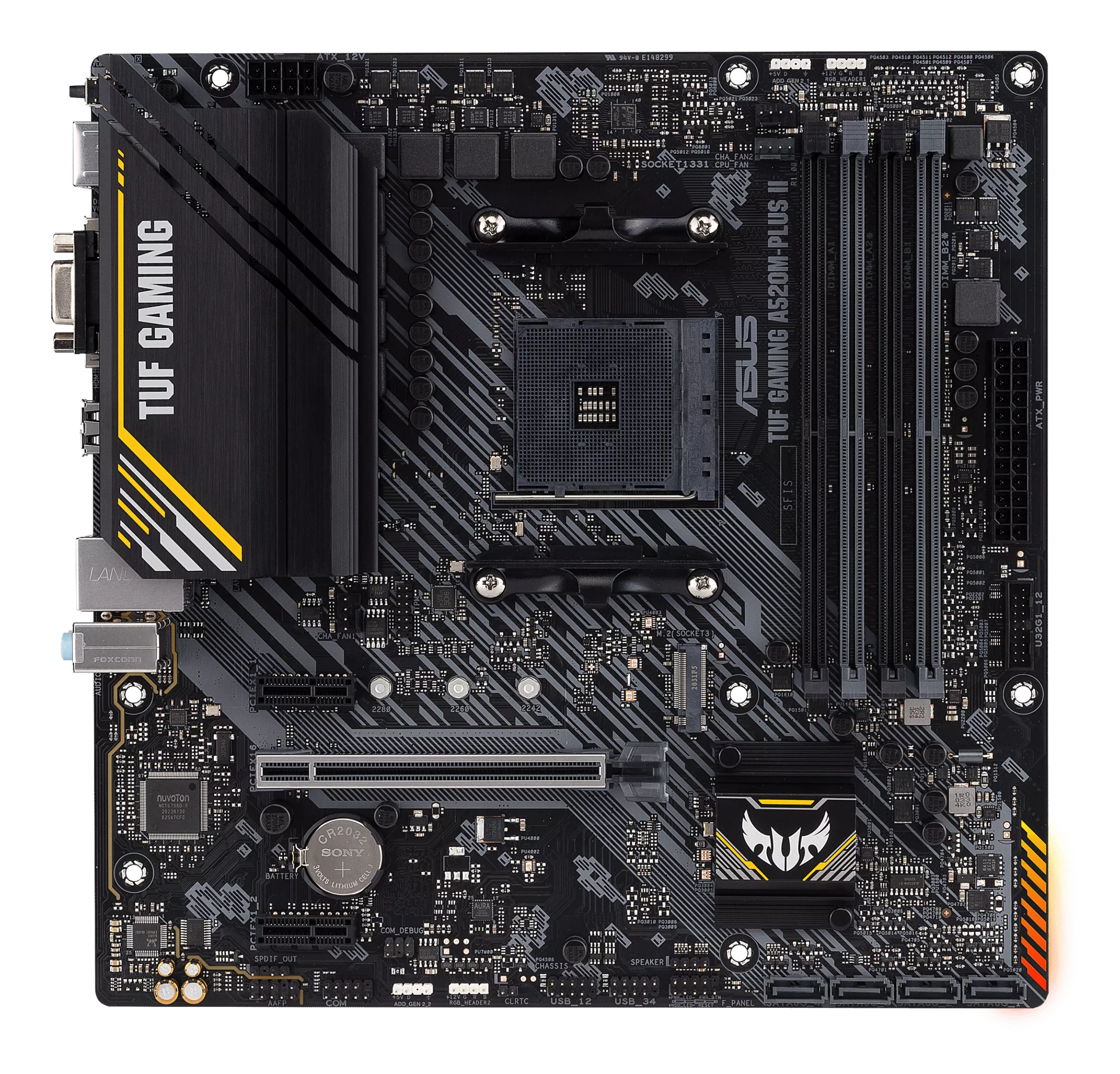 ASUS TUF GAMING A520M-PLUS II - Motherboard - micro ATX - Socket AM4 - AMD A520 Chipsatz, Ansicht 2