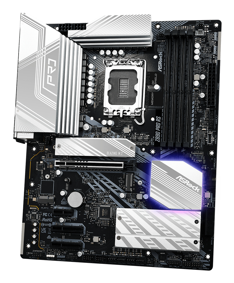 ASRock Z890 Pro RS - Motherboard - ATX - LGA1851-Sockel - Z890 Chipsatz, Ansicht 2