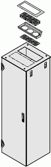 SCHROFF VARISTAR - Rack-Lüftereinsatz - Wechselstrom 230 V, Ansicht 2