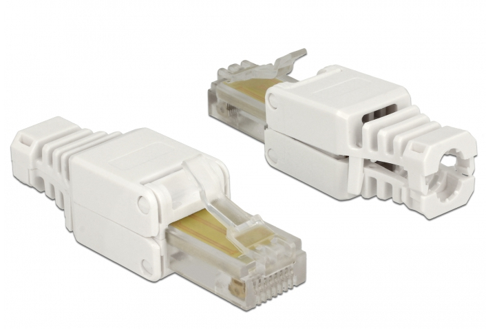 Delock 86415, RJ-45, Weiß, U/UTP (UTP), 18 x 52,8 x 15 mm, Polybag