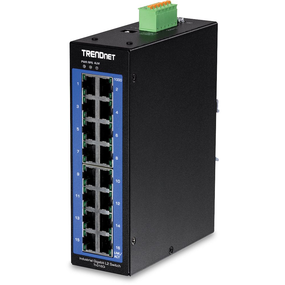 TRENDnet TI-G160I - Switch - managed - 16 x 10/100/1000, Ansicht 2