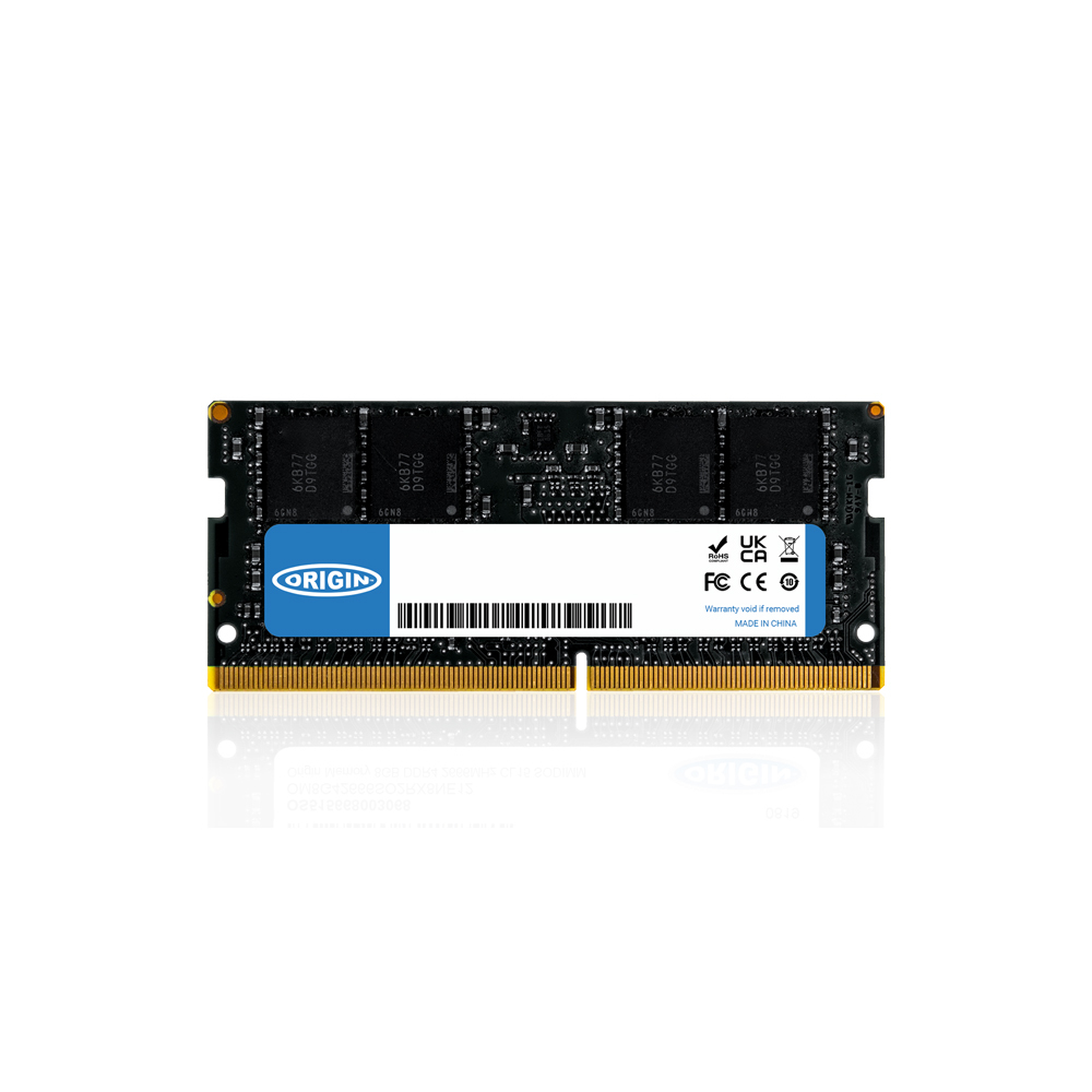 Origin Storage 32GB DDR4 3200MHz SODIMM 2RX8 Non-ECC 1.2V - 32 GB - 1 x 32 GB - DDR4 - 3200 MHz - 260-pin SO-DIMM, Ansicht 2