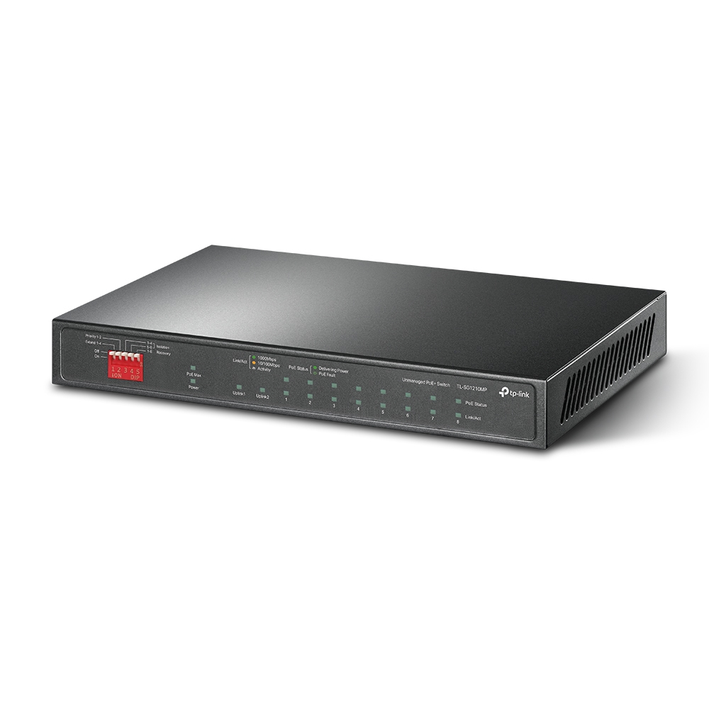 TP-LINK TL-SG1210MP V2 - Switch - unmanaged - 8 x 10/100/1000 (PoE+), Ansicht 3