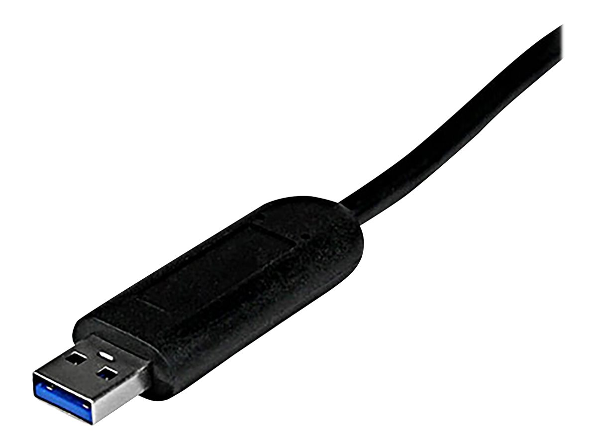 StarTech.com 4 Port USB 3.0 SuperSpeed Hub - Schwarz, Ansicht 3