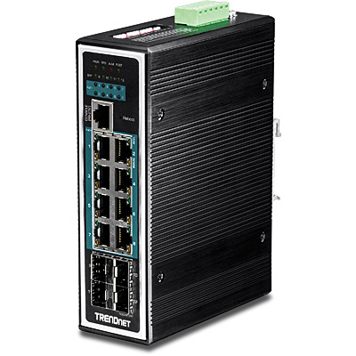 TRENDnet TI-PG1284I - Switch - L2+ - managed - 8 x 10/100/1000 (PoE+), Ansicht 2