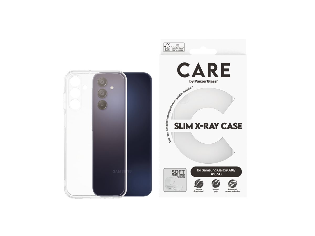 PanzerGlass CARE by PanzerGlass X-Ray - Hintere Abdeckung für Samsung Galaxy A16, A16 5G - weicher Grund, Ansicht 2