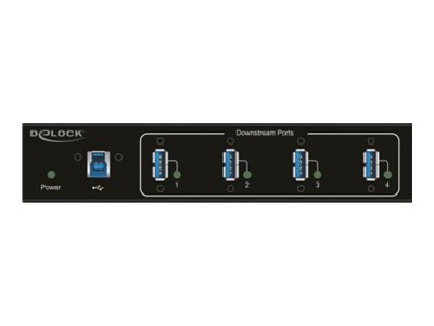 Delock External Industry Hub 4 x USB 3.0 Type-A with 15 kV ESD protection, Ansicht 2