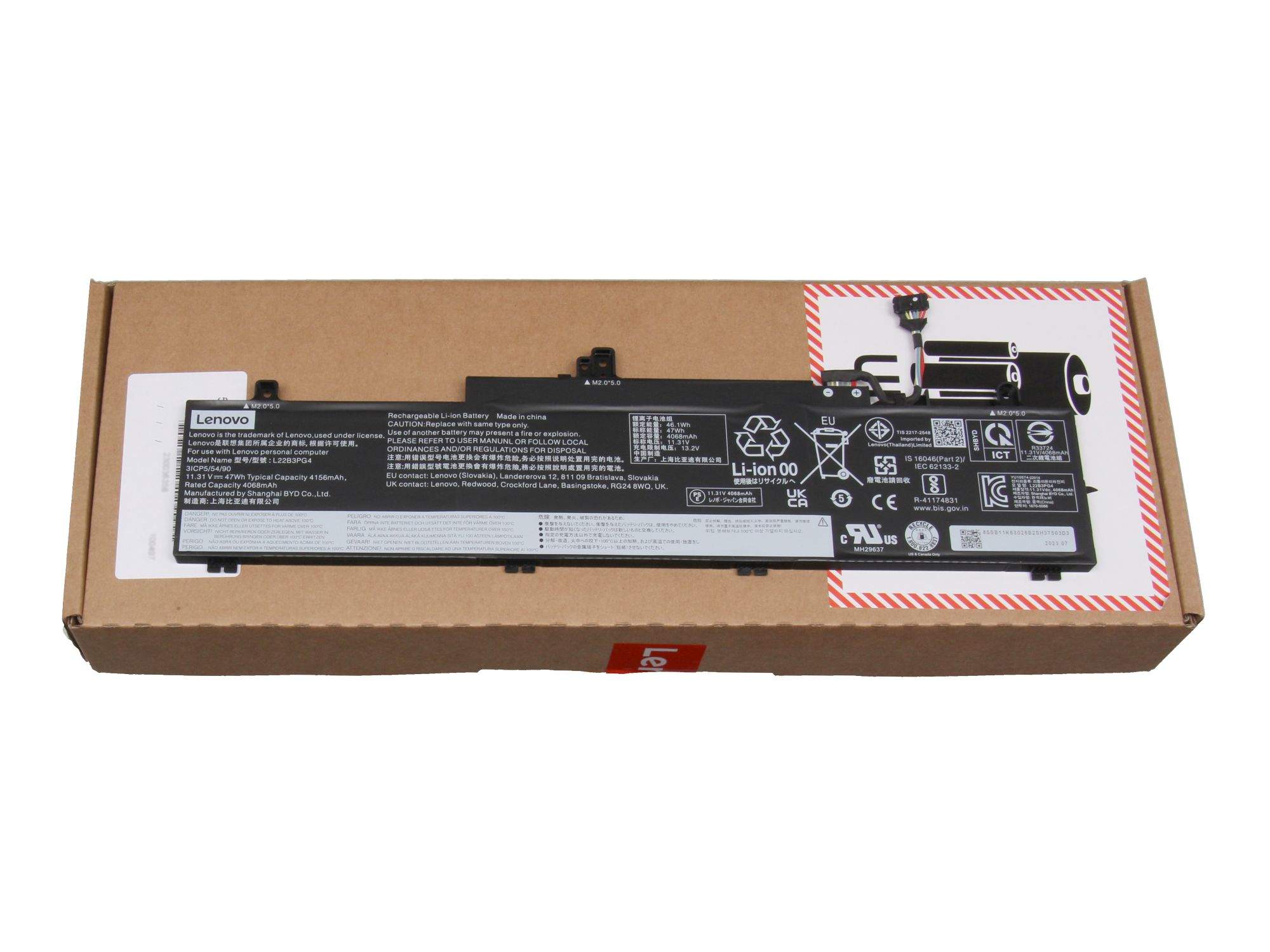 Lenovo Laptop-Batterie - Lithium-Ionen - 3 Zellen, Ansicht 2