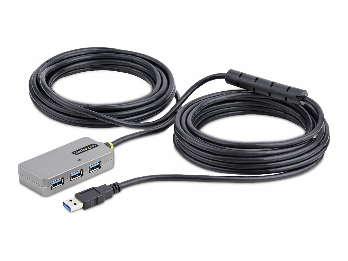 StarTech.com USB Extender Hub, 10m USB 3.0 Extension Cable with 4-Port USB Hub, Active/Bus Powered USB Repeater Cable, Ansicht 3