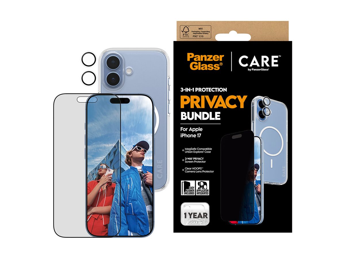 PanzerGlass CARE 3-in-1 Flagship Privacy Bundle iPhone 17, Ansicht 2