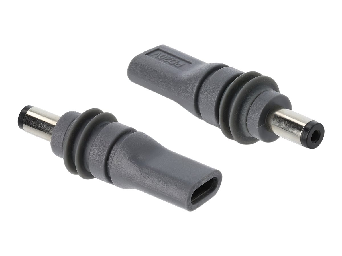 Delock Netzteil - USB-C (W) zu DC-Anschluss 5,5 mm x 2,1 mm (M)