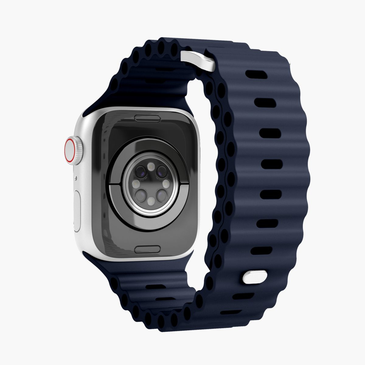 Vonmählen Wave Band - Band - Smartwatch - Blau - Apple - Apple Watch 38 mm | 40 mm | 41 mm - Silikon, Ansicht 4