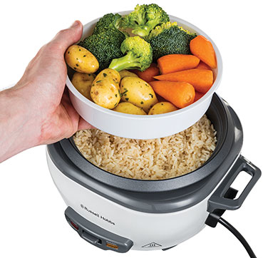 Russell Hobbs 27030-56 - Schwarz - Weiß - 1,4 l - Tasten - Metall - Glas - 300 W, Ansicht 4