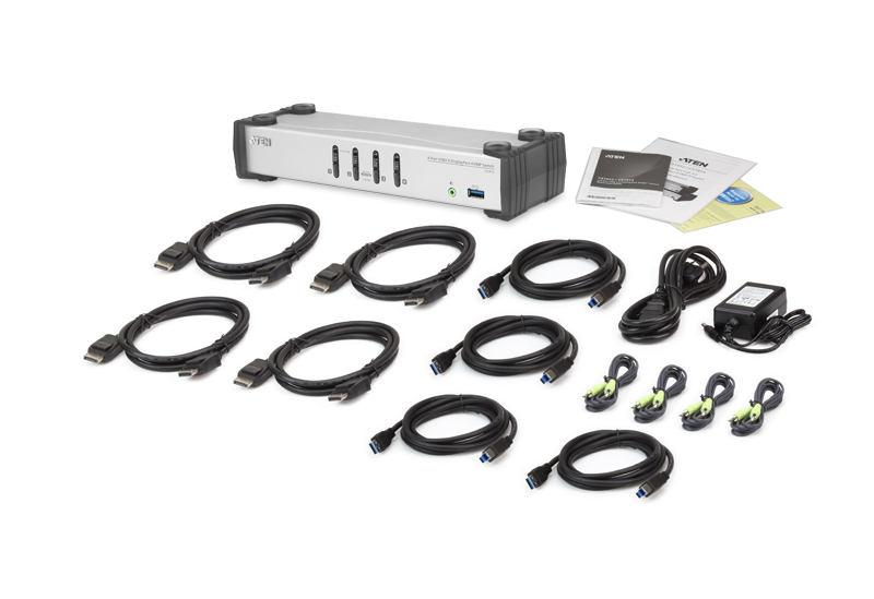 ATEN CS1914 KVMP Switch - KVM-/Audio-/USB-Switch, Ansicht 4