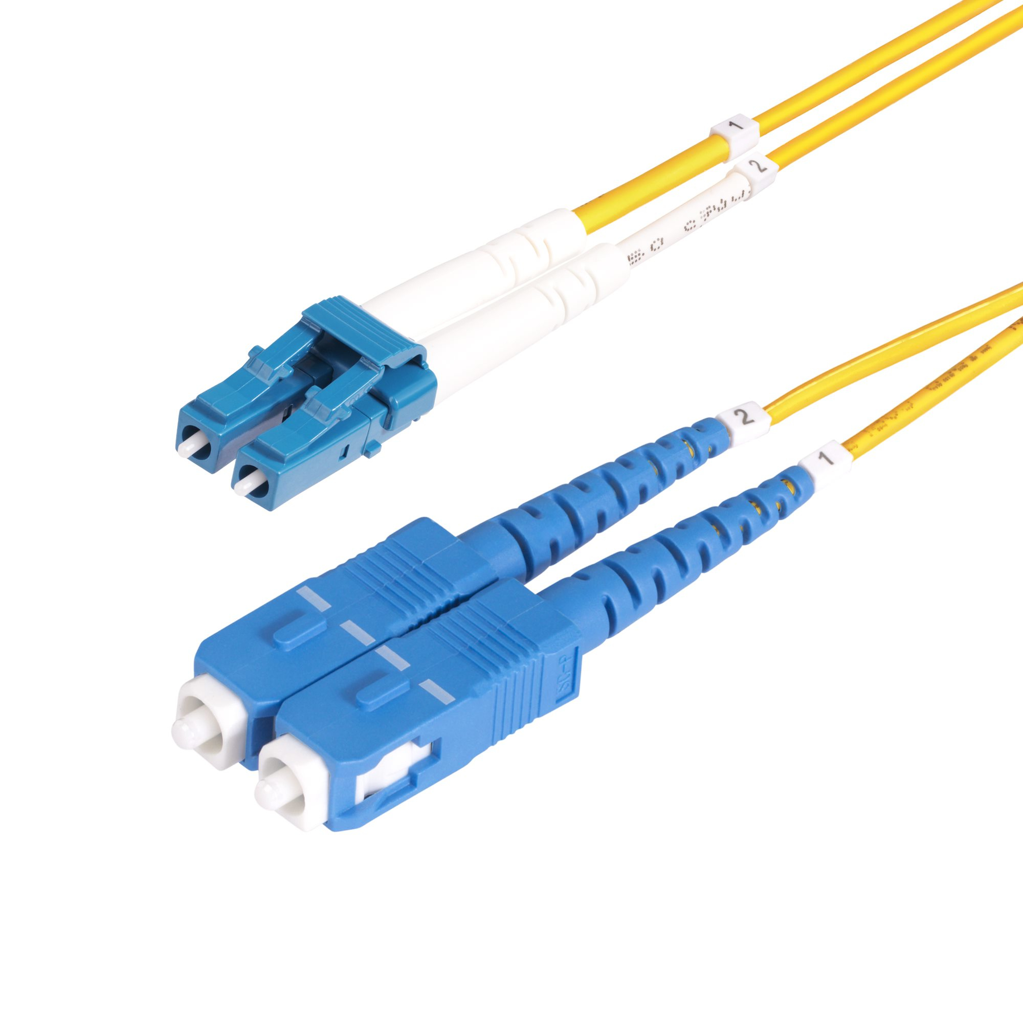 StarTech.com 3m (10ft) LC to SC (UPC) OS2 Single Mode Duplex Fiber Optic Cable, 9/125µm, Laser Optimized, 10G, Ansicht 2