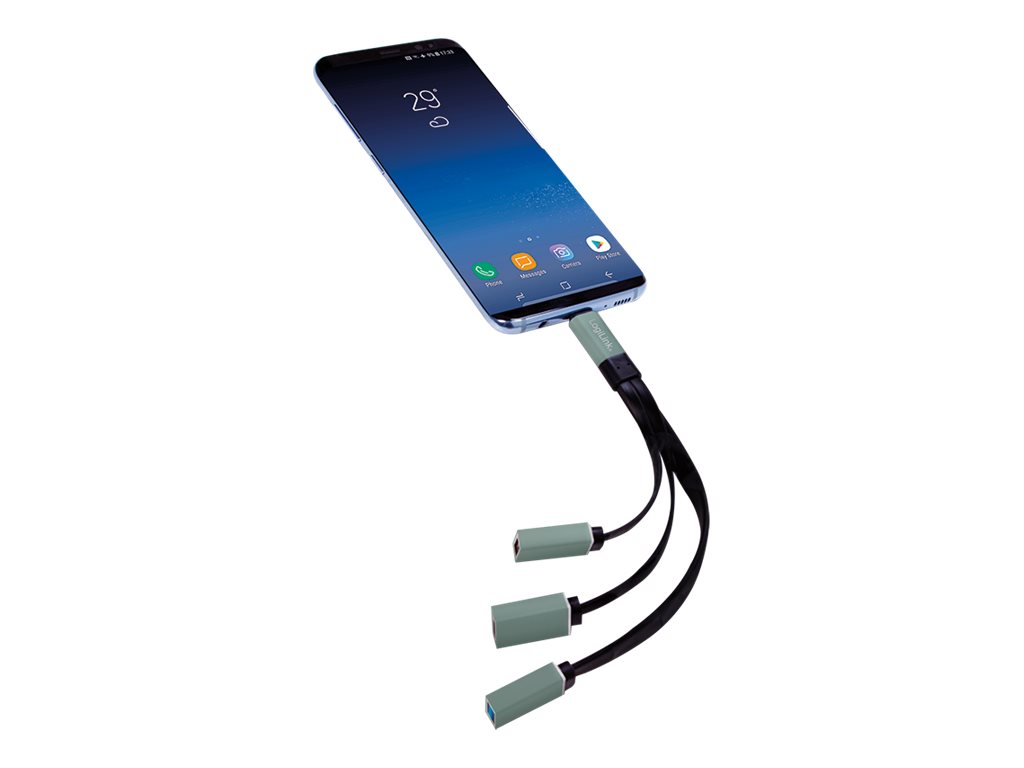 LogiLink USB-C hub, 3-Port - Hub - 3 x SuperSpeed USB 3.0, Ansicht 3