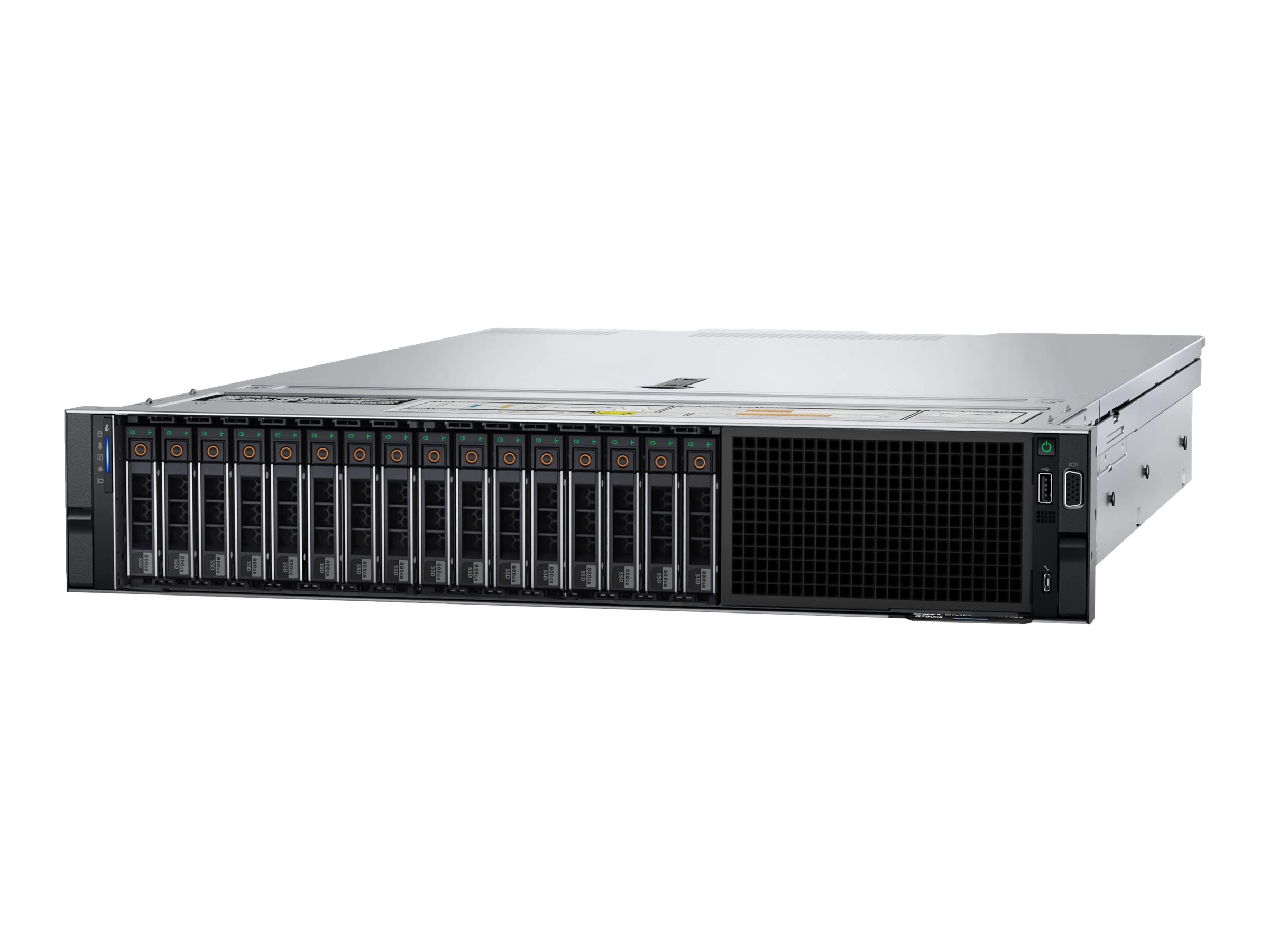 Dell PowerEdge R750xs - Server - Rack-Montage - 2U - zweiweg - 1 x Xeon Silver 4310 / 2.1 GHz
