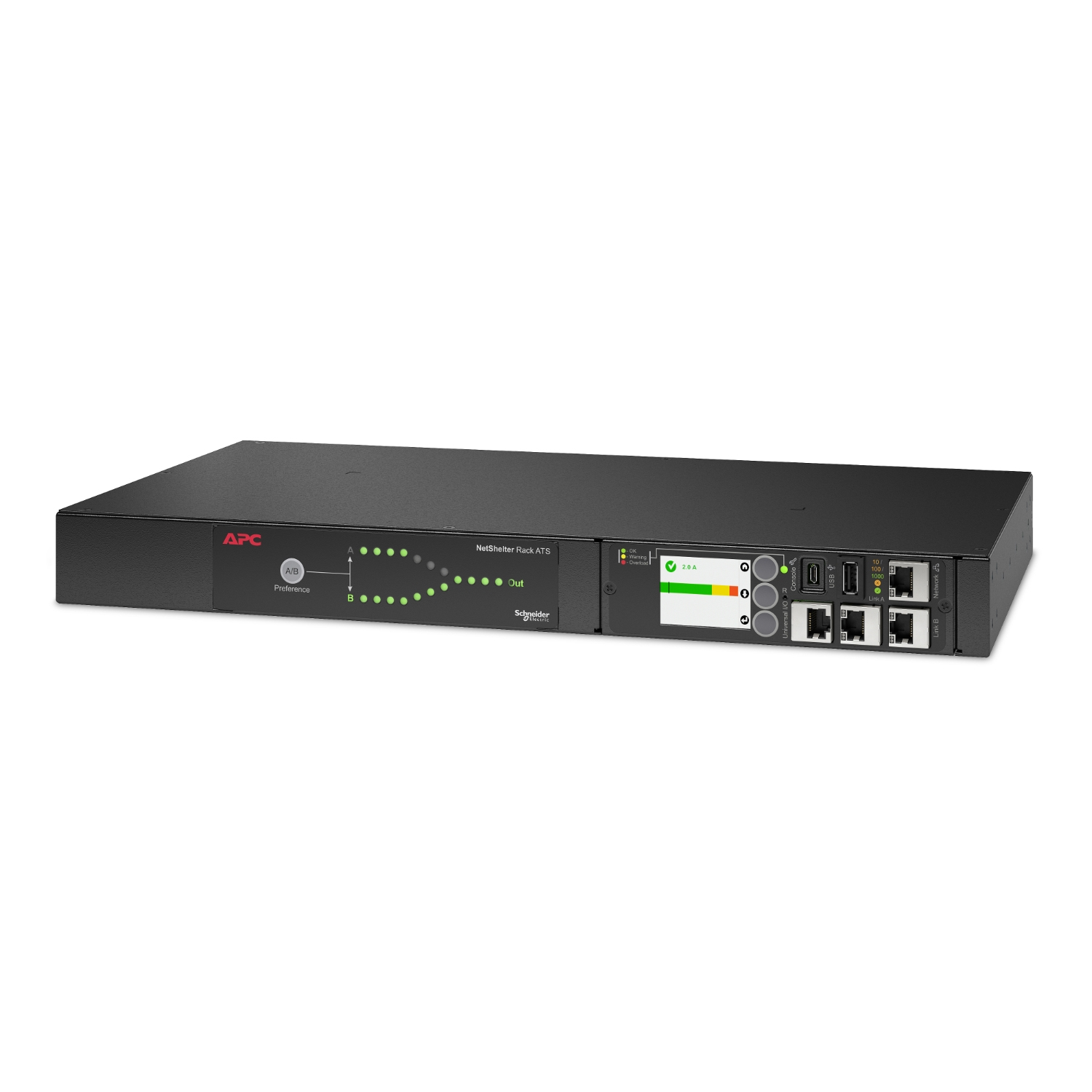 APC NetShelter - Automatisches Netzumschaltgerät (Rack - einbaufähig), Ansicht 2