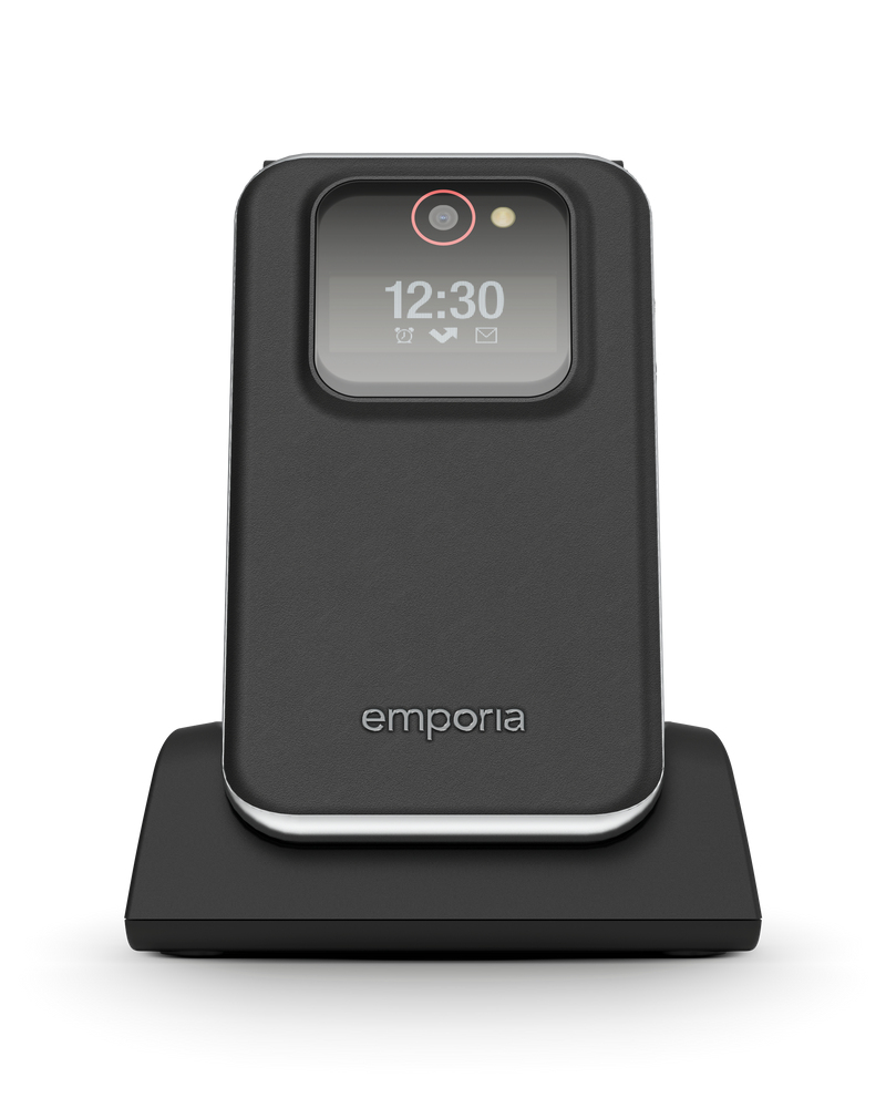 Emporia Joy V228 black V228.v3.bk.01 - 1.300 mAh - 7,11 cm, Ansicht 3