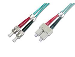 DIGITUS Patch-Kabel - ST multi-mode (M) zu SC multi-mode (M)