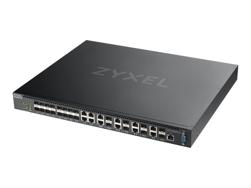 Zyxel XS3800-28 - Switch - L2+ - managed - 4 x 10GBase-T + 16 x 10 Gigabit SFP+ + 8 x C 10 G-Bit SFP+ - an Rack montierbar