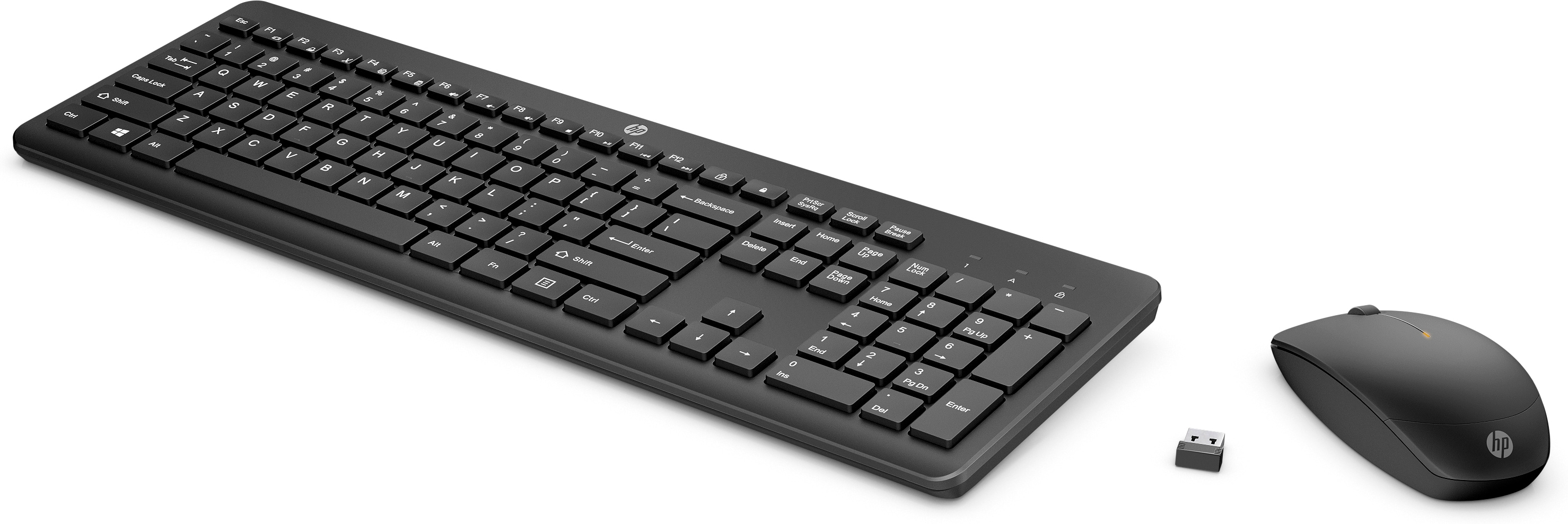 HP 235 - Tastatur-und-Maus-Set - kabellos - TL: US, QWERTY, Ansicht 2