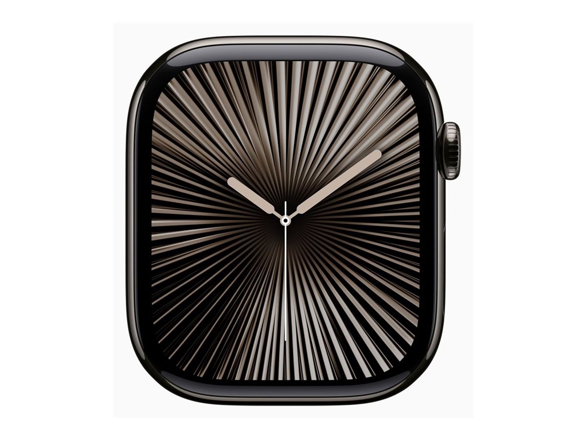 Apple Watch Series 10 (GPS + Cellular) - 46 mm - Schiefertitan - mit Milanaise Armband - Schiefer - Bandgröße: M/L, Ansicht 5