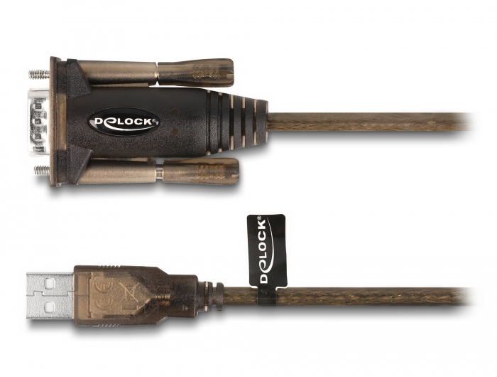 Delock Kabel USB / seriell - USB (M) zu DB-9 (M), Ansicht 3