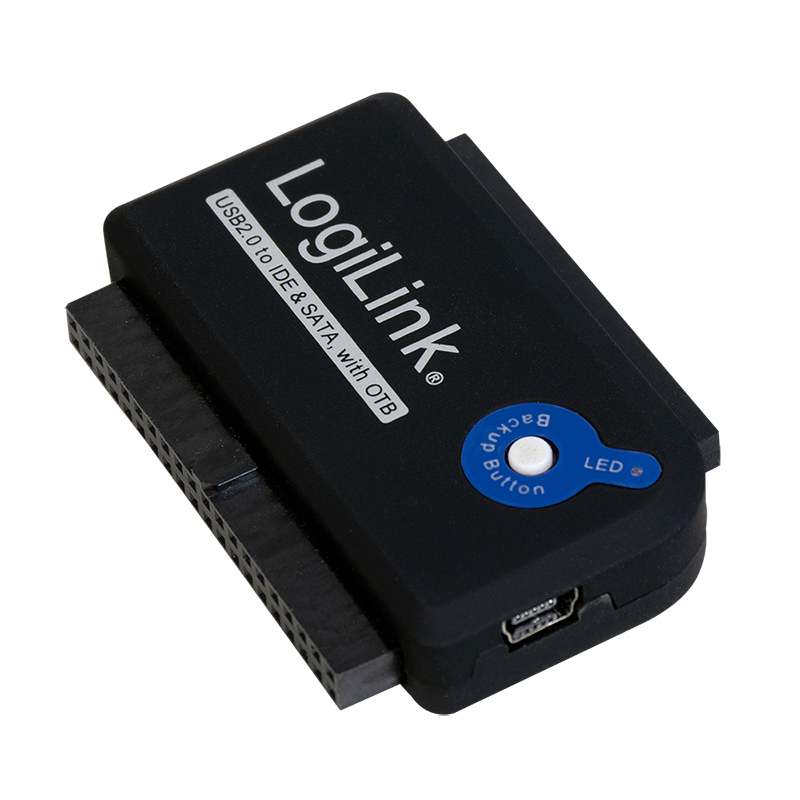 LogiLink Adapter USB 2.0 to 2,5 + 3,5 Zoll IDE + SATA HDD OTB, Ansicht 2