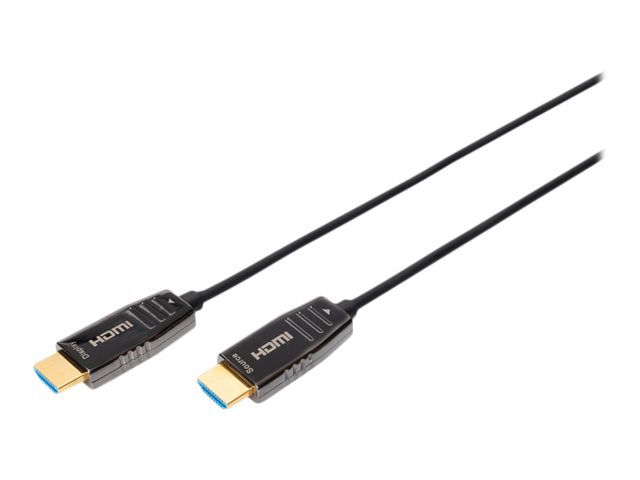DIGITUS HDMI AOC Hybrid Glasfaserkabel, UHD 8K, 15 m