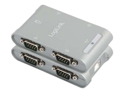 LogiLink USB 2.0 to 4-Port Serial Adapter - Serieller