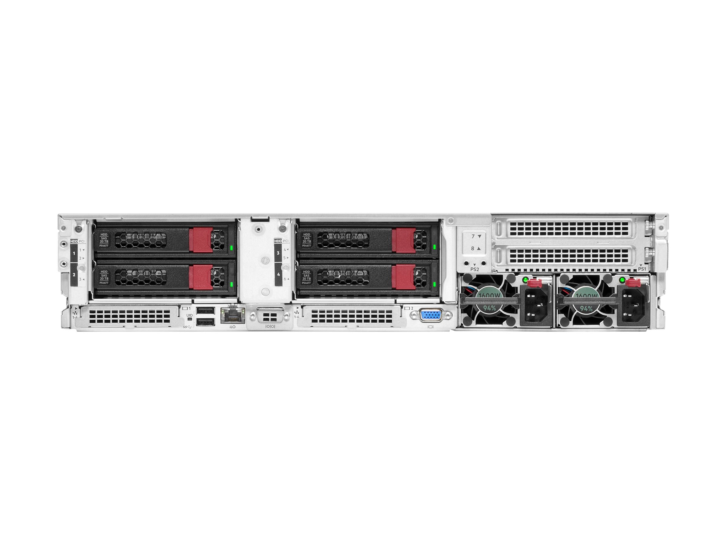 HPE Alletra 4120 - Server - Rack-Montage - 2U - zweiweg - keine CPU - RAM 0 GB - SATASAS - Hot-Swap 8.9 cm (3.5)
