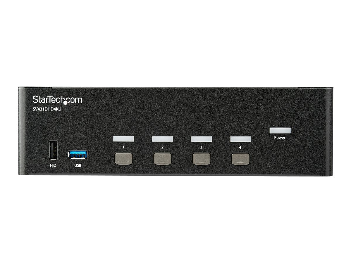 StarTech.com KVM Switch HDMI 4 Port - 4K 30 Hz