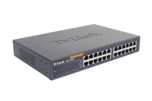 D-Link DES 1024D - Switch - 24 x 10/100 - Desktop, Ansicht 2