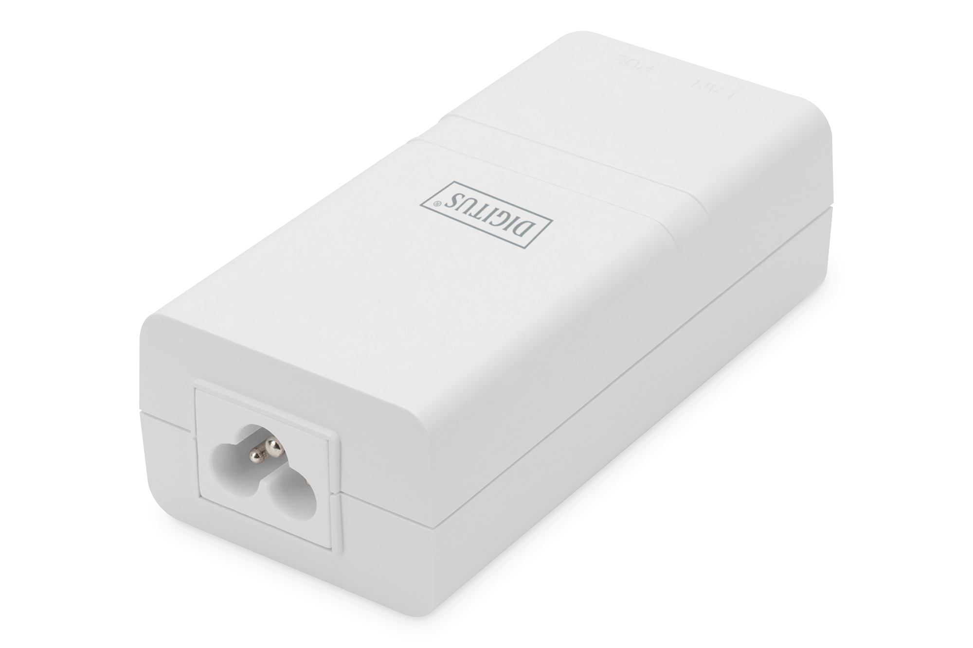 DIGITUS PoE Midspan Injektor 802.3at 30W weiß Gigabit Ethernet - Switch - Ethernet, Ansicht 4