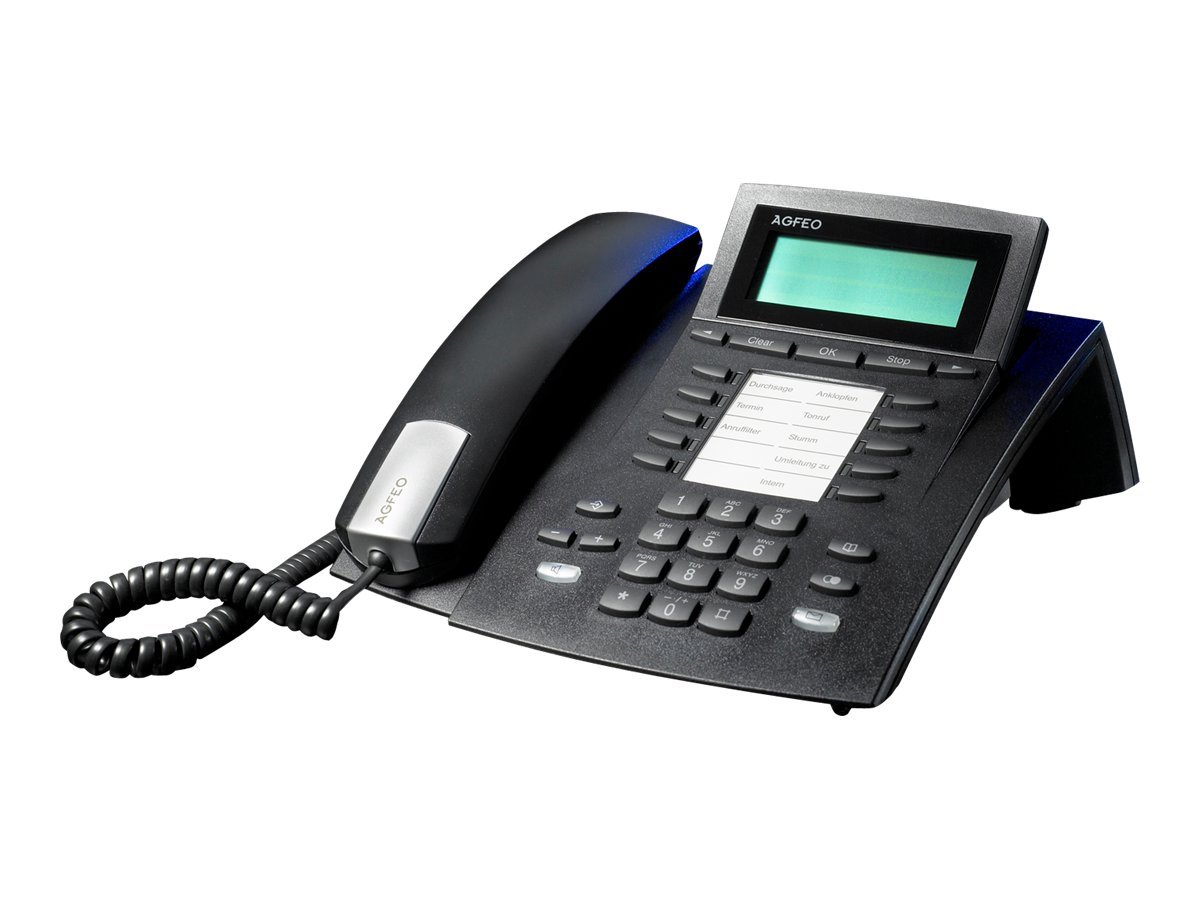 AGFEO ST 22 - ISDN-Telefon - Schwarz (6101131)
