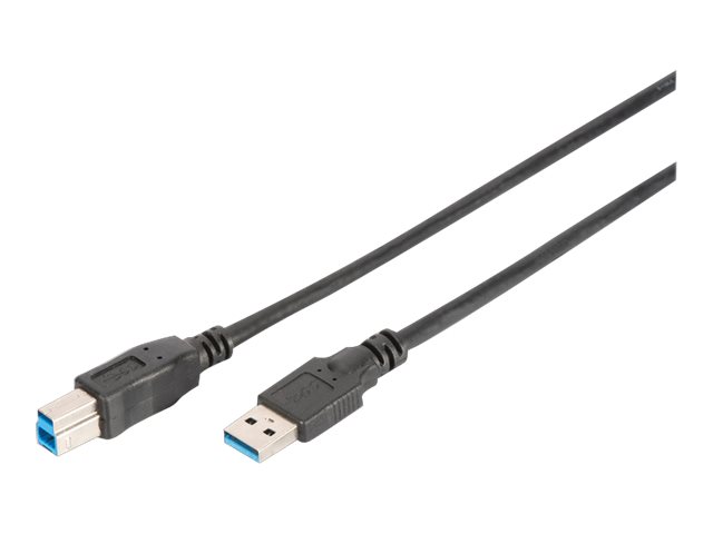 DIGITUS DB-300115-018-S - USB-Kabel - USB Typ A (M) zu USB Type B (M) - USB 3.1 - 1.8 m - geformt