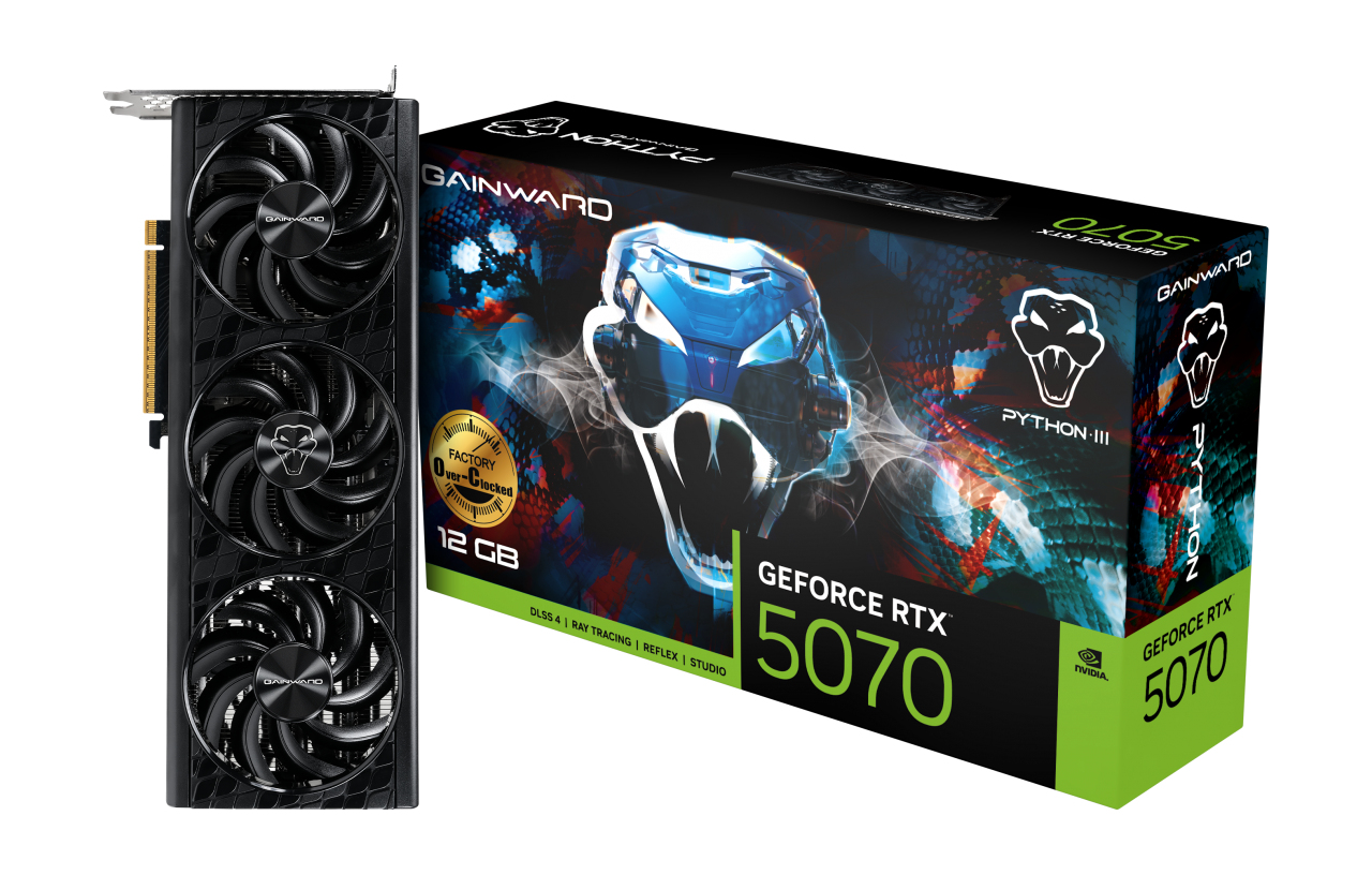 Gainward GeForce RTX 5070 Python III OC - Grafikkarten, Ansicht 4