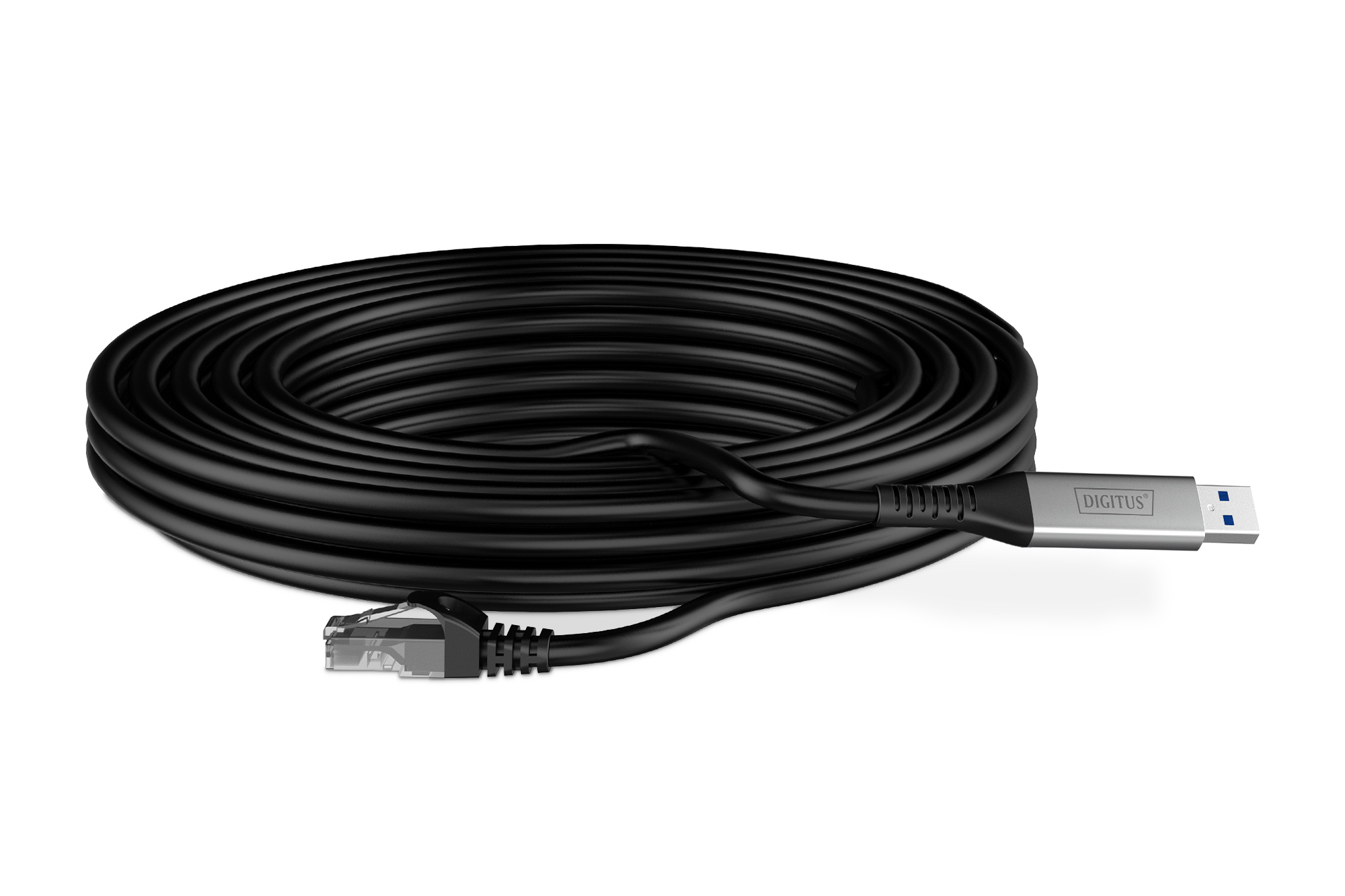 DIGITUS USB 3.2 Gen1 - RJ45 Ethernet Kabel, 1Gbit/s, 5m, Ansicht 3