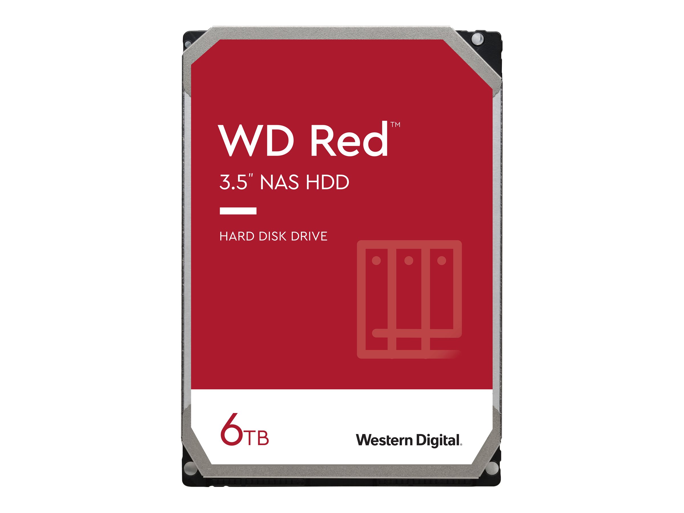 WD Desk Red 6TB 3.5 SATA 6Gb/s 256MB - Festplatte - Serial ATA (WD60EFAX)