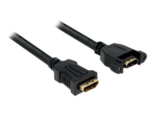 Delock HDMI A Buchse > HDMI A Buchse - HDMI-Kabel