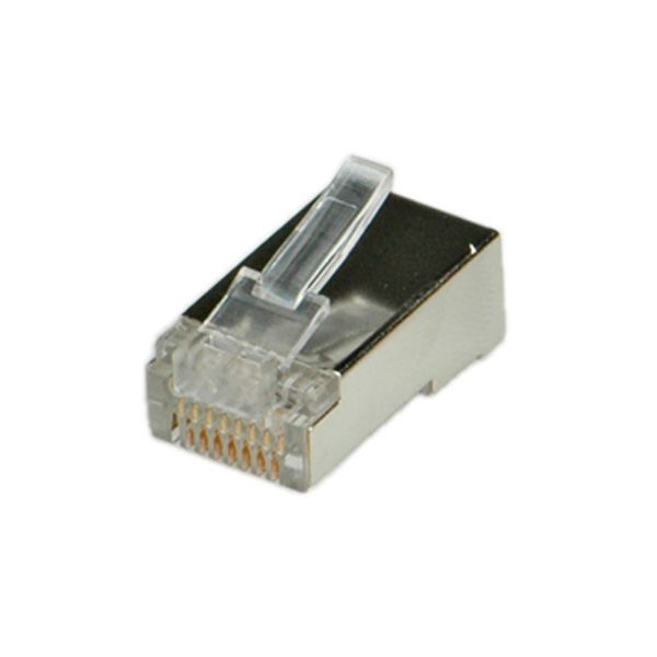 ROLINE Secomp - Netzwerkanschluss - RJ-45 (M) - abgeschirmt - CAT 5e (Packung mit 10), Ansicht 2